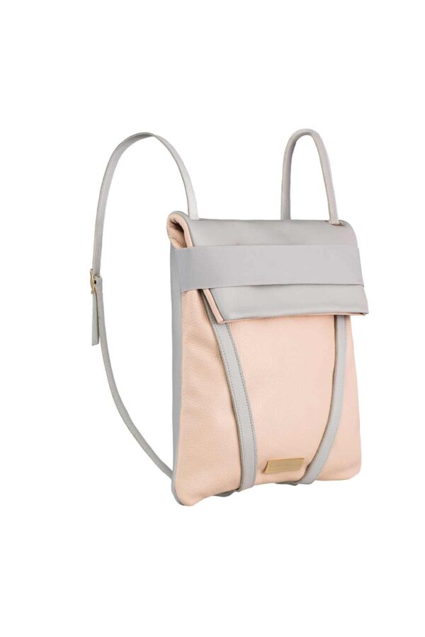 Backpack Grey and Blush